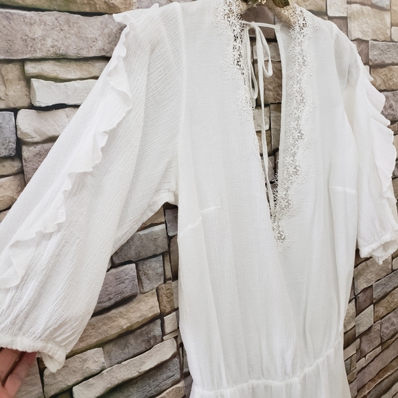 Victoria Secret Romper Jumper Lace ruffles - Picture 6 of 8